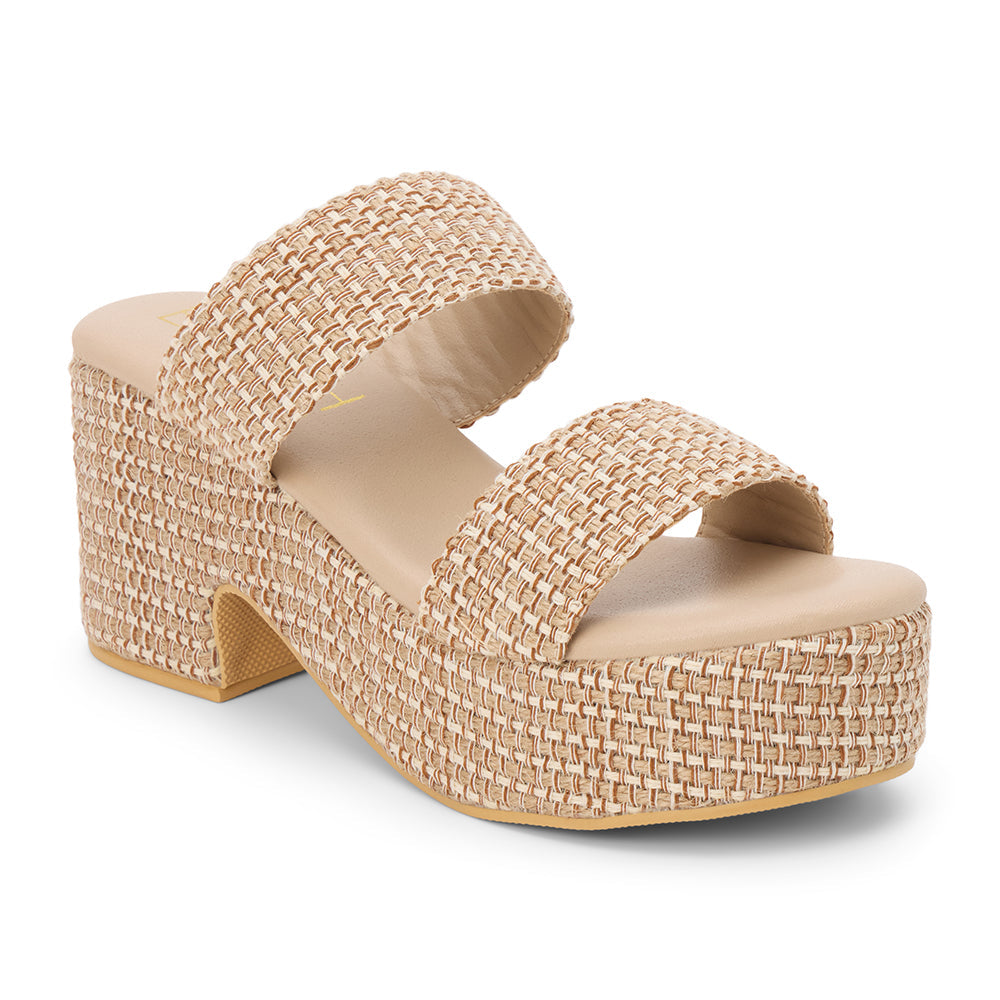 Ocean ave platform sandal Tan Multi | Matisse Footwear