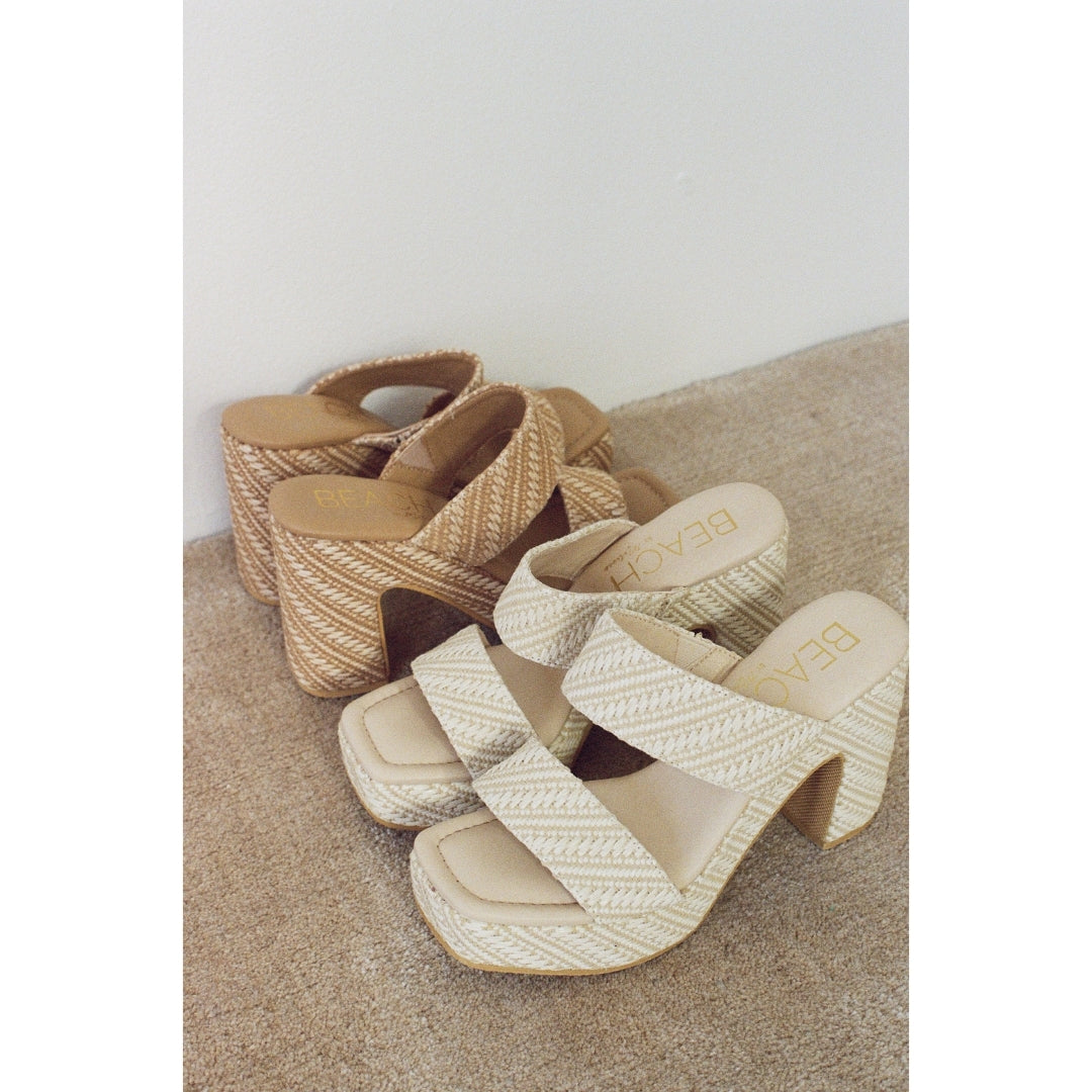 Gem platform heel Cream | Matisse Footwear