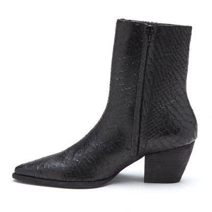 Caty ankle boot Black Snake | Matisse Footwear