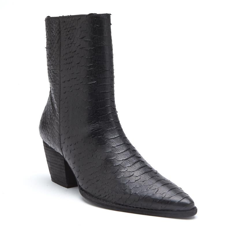 Caty ankle boot Black Snake | Matisse Footwear