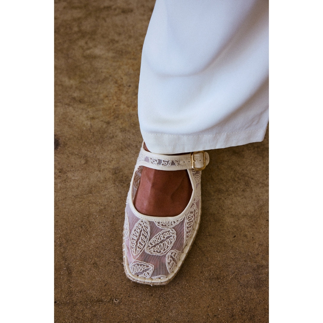 Meg mary jane flat Ivory Floral | Matisse Footwear