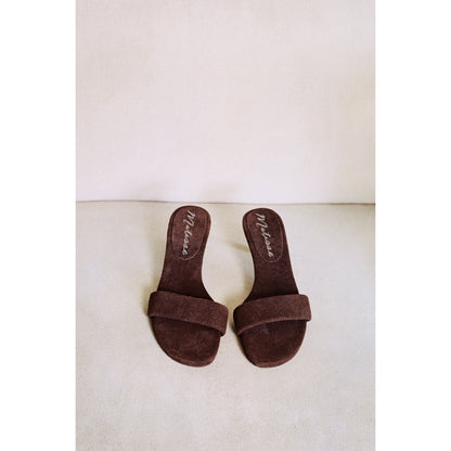 Poppy heeled sandal Chocolate | Matisse Footwear