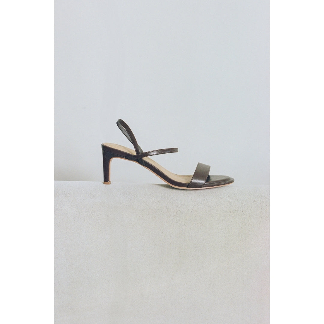 Trinity heeled sandal Chocolate | Matisse Footwear