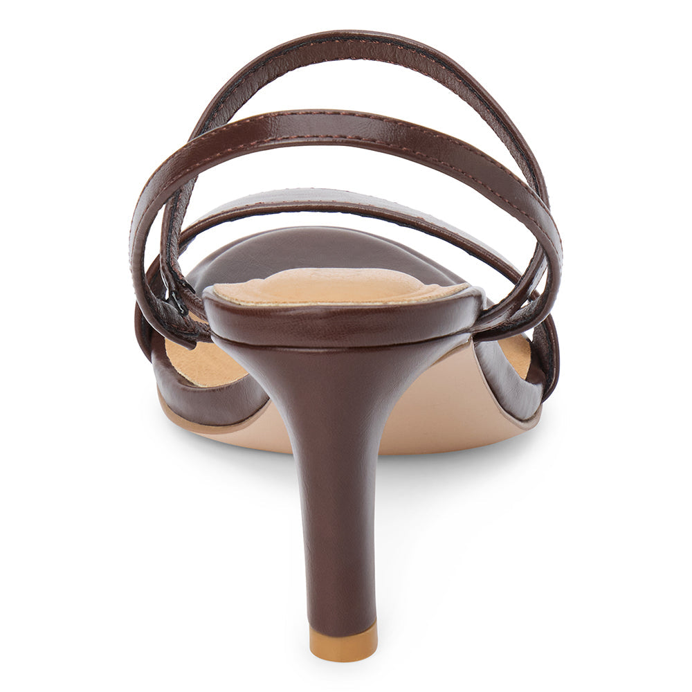 Trinity heeled sandal Chocolate | Matisse Footwear