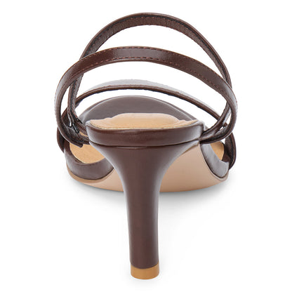 Trinity heeled sandal Chocolate | Matisse Footwear
