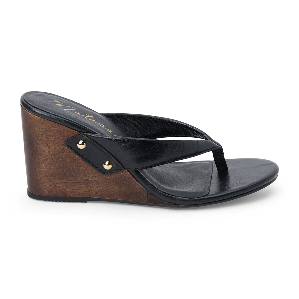Maryland wedge sandal Black | Matisse Footwear