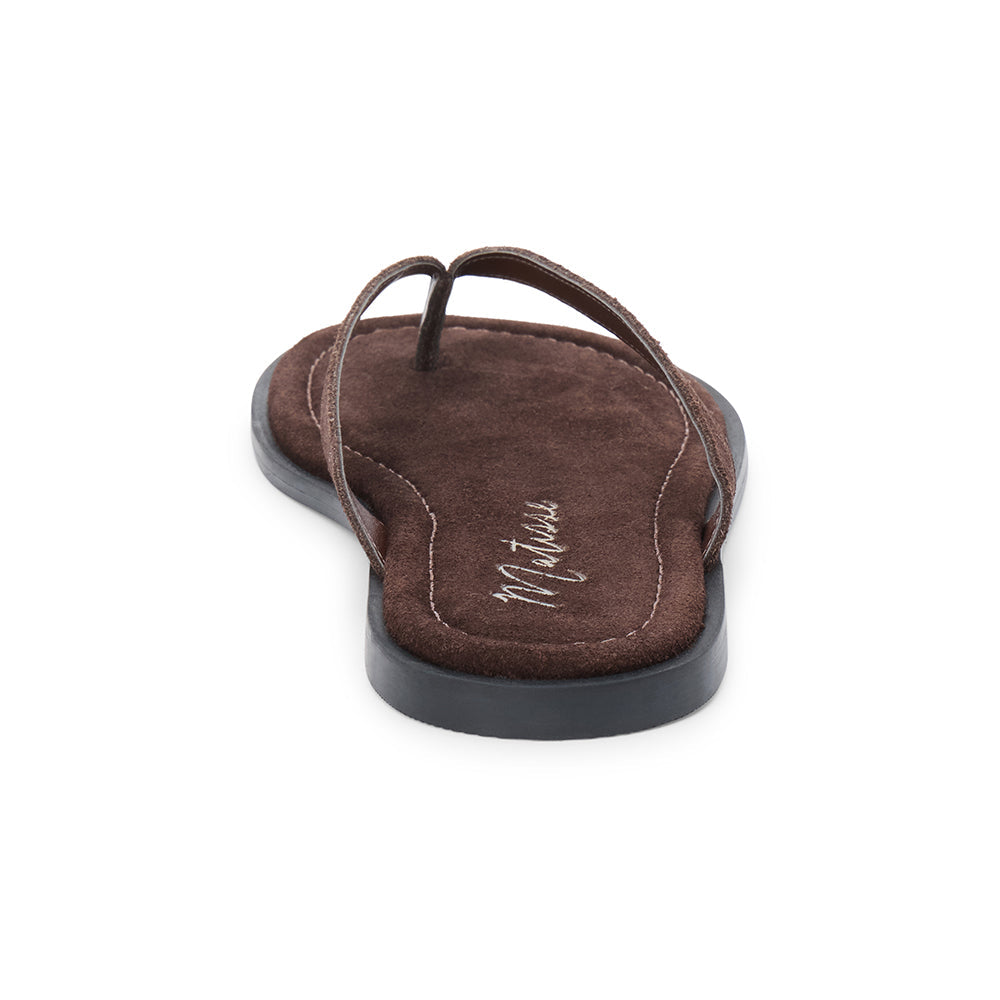 Leo flip flop sandal Chocolate | Matisse Footwear