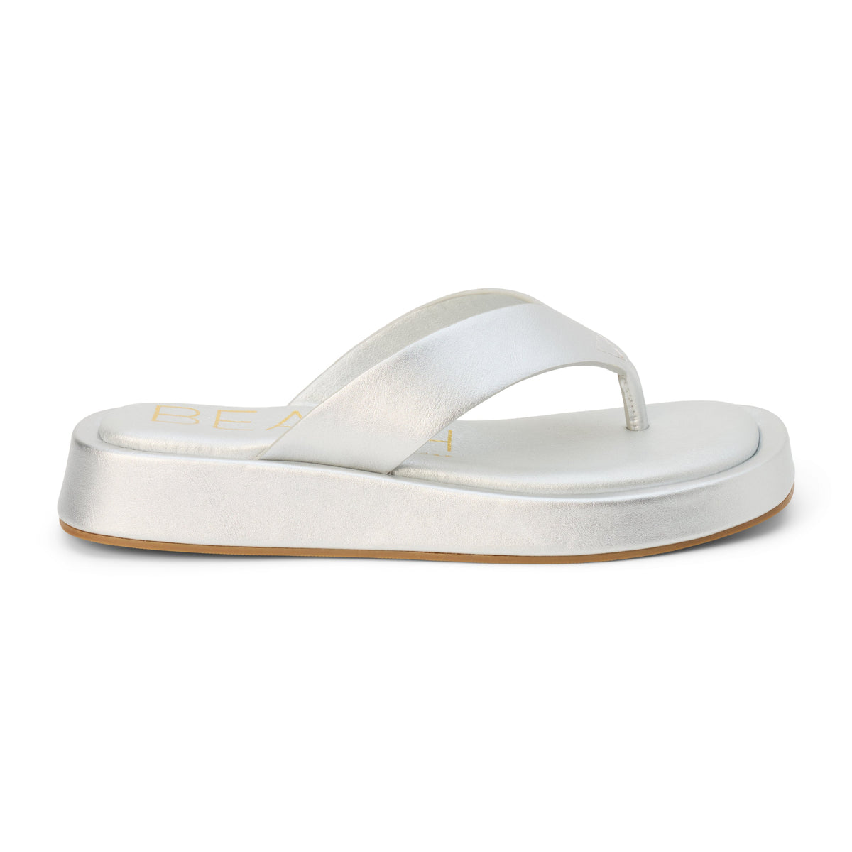 Mallorca flip flop sandal Silver | Matisse Footwear