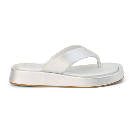 Mallorca flip flop sandal Silver | Matisse Footwear
