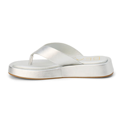 Mallorca flip flop sandal Silver | Matisse Footwear