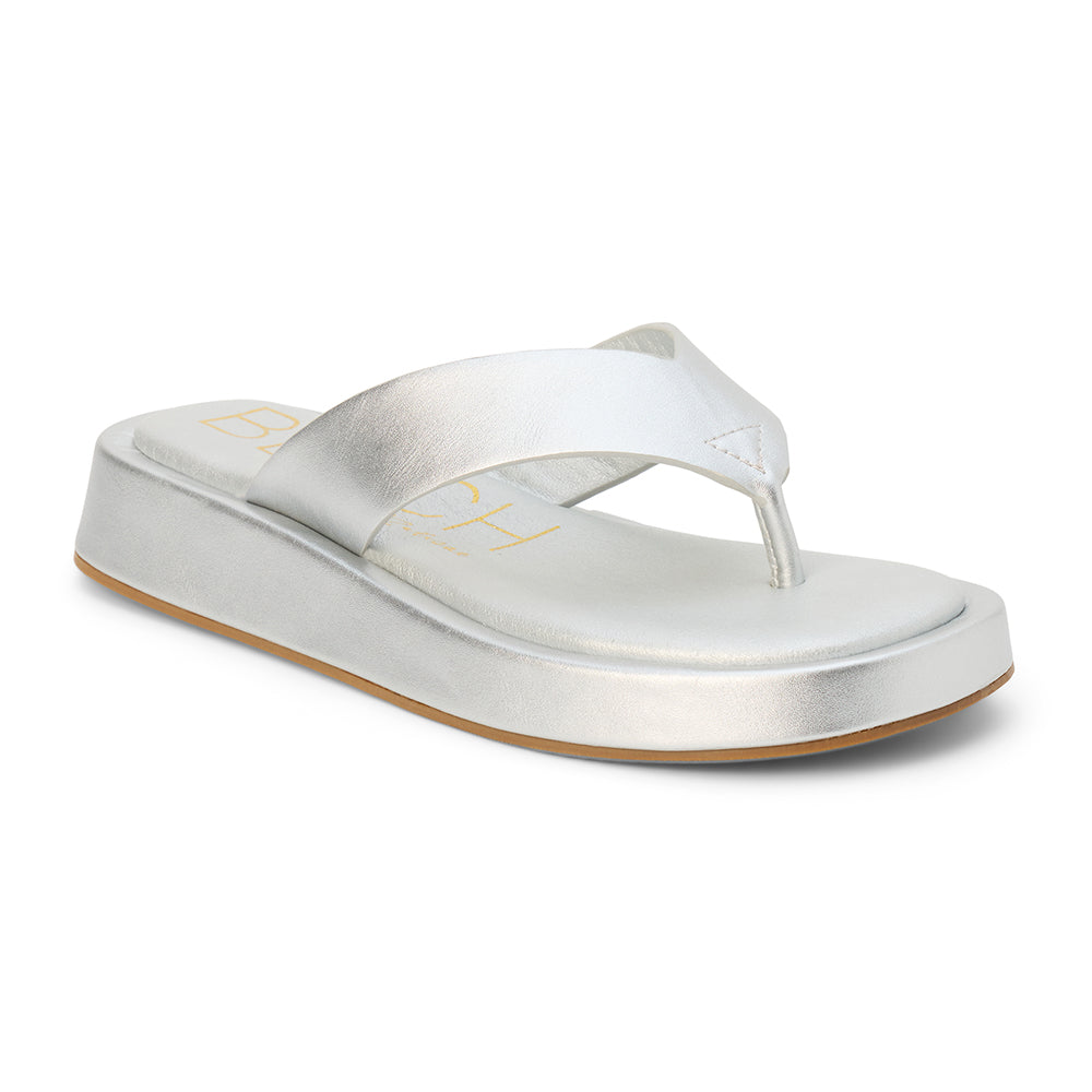 Mallorca flip flop sandal Silver | Matisse Footwear