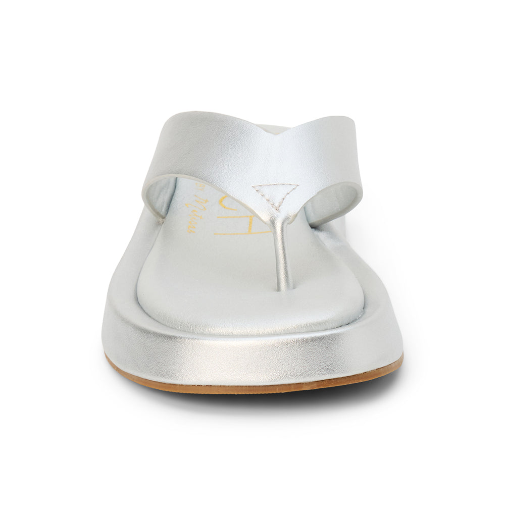 Mallorca flip flop sandal Silver | Matisse Footwear