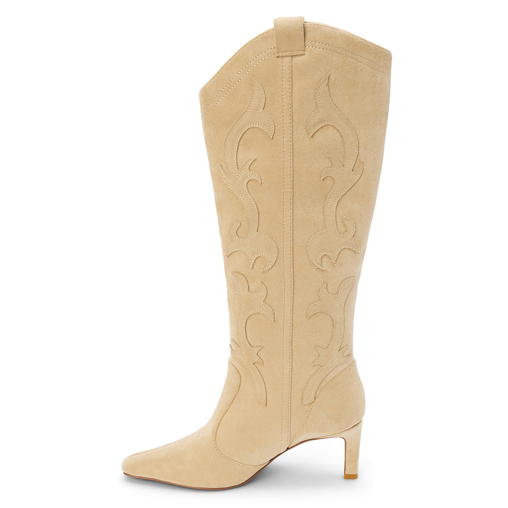 Abrams kneehigh boot Natural | Matisse Footwear