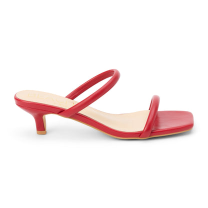 Jeanne heeled sandal Red | Matisse Footwear