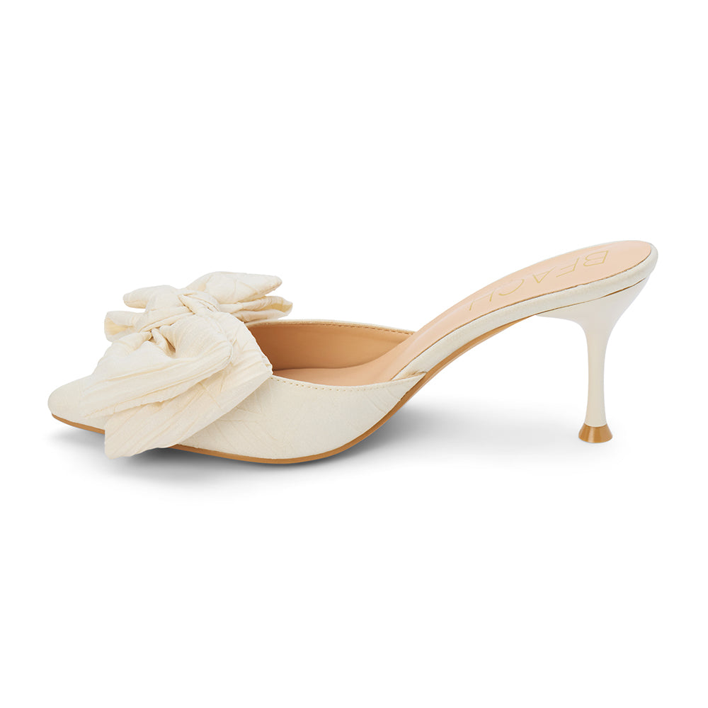 Goldie heeled mule Cream | Matisse Footwear