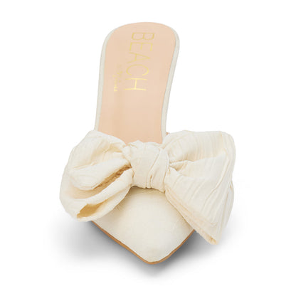 Goldie heeled mule Cream | Matisse Footwear