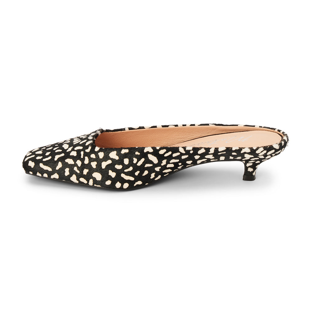Classy heeled mule Black Multi Spot | Matisse Footwear