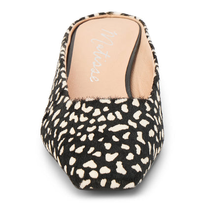 Classy heeled mule Black Multi Spot | Matisse Footwear
