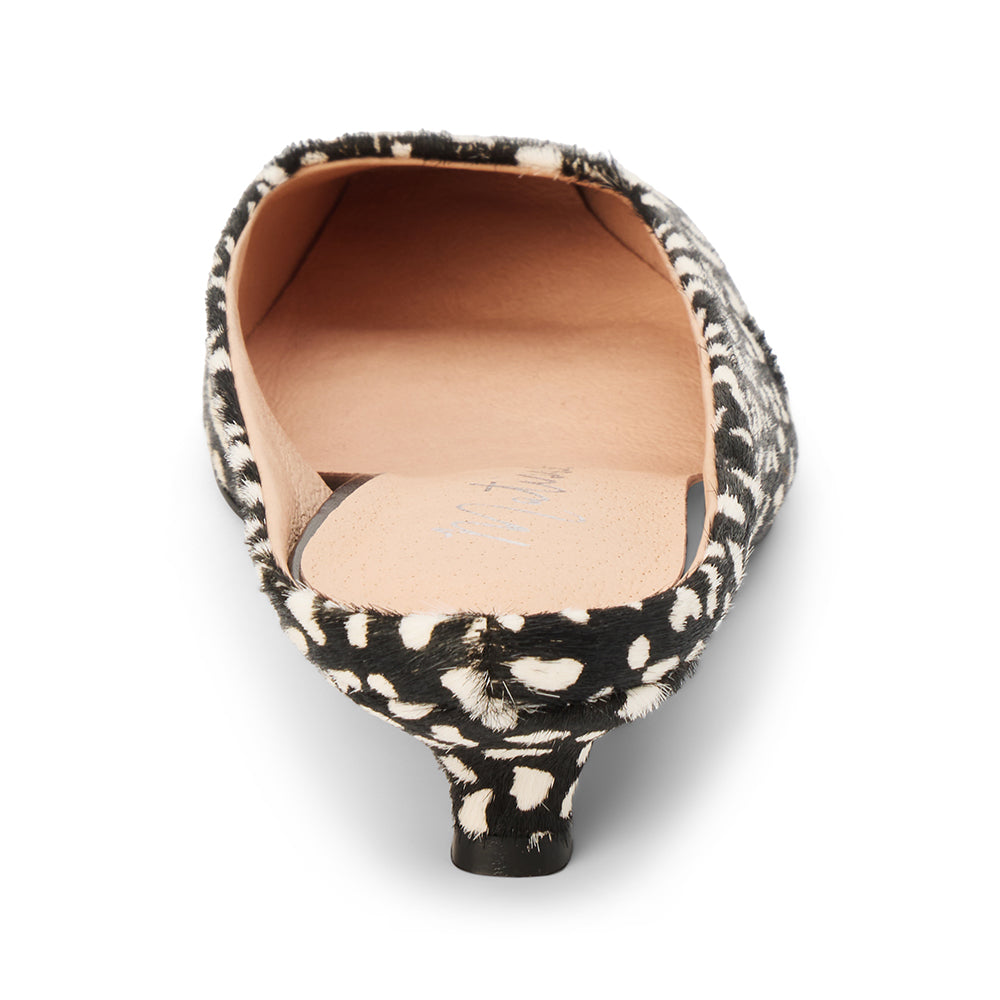 Classy heeled mule Black Multi Spot | Matisse Footwear