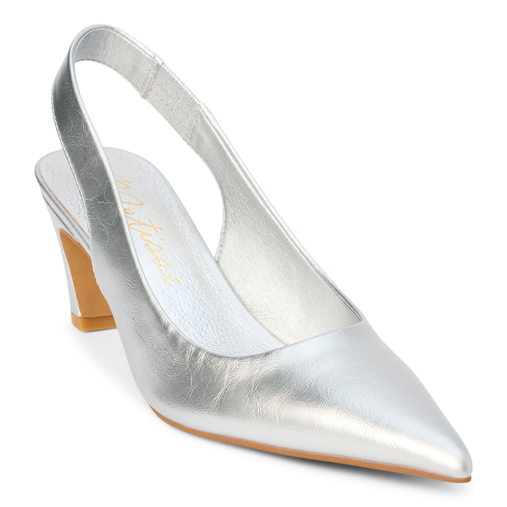 Leona slingback heel Silver | Matisse Footwear