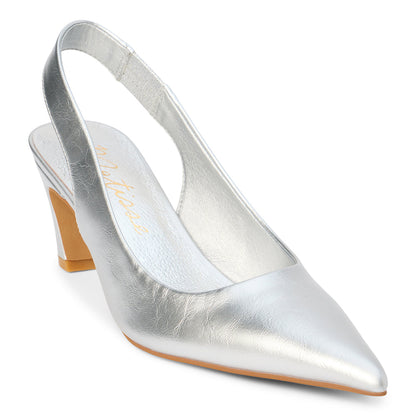 Leona slingback heel Silver | Matisse Footwear
