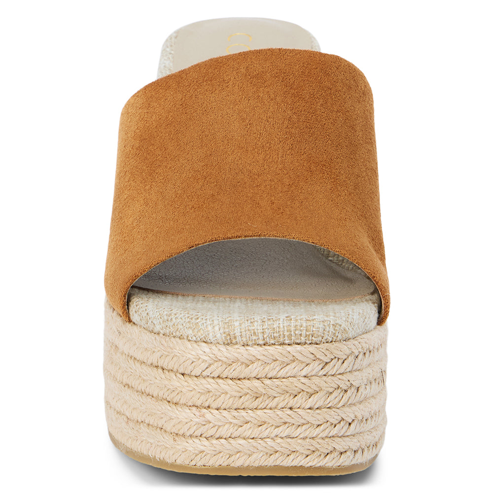 Sorrento wedge sandal Cognac | Matisse Footwear