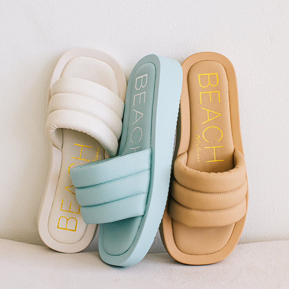 Pax slide sandal Mist Blue | Matisse Footwear