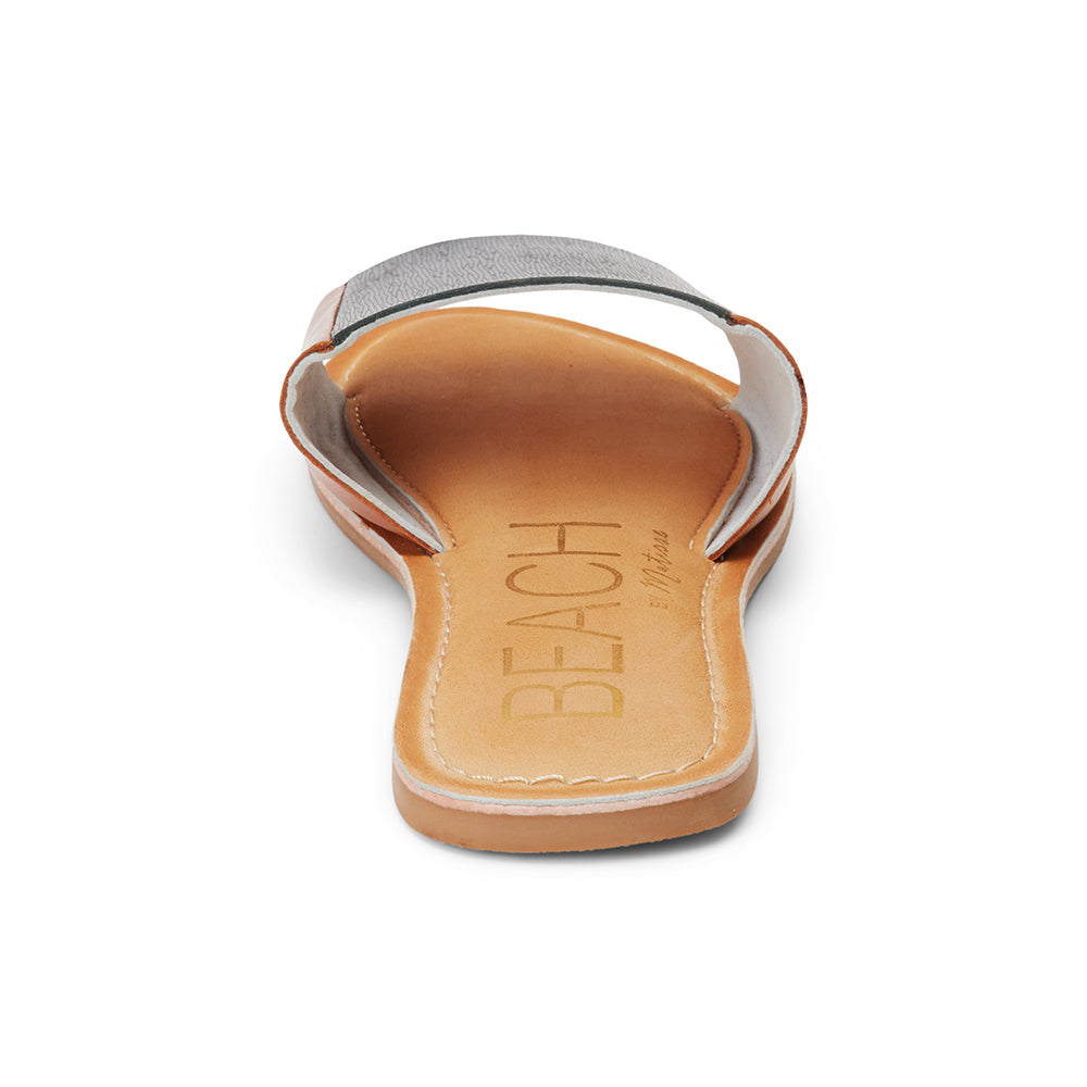 Bonfire slide sandal Tan/Black | Matisse Footwear