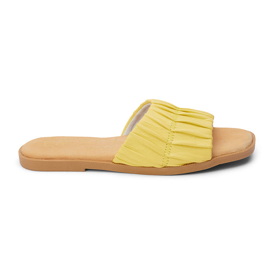 Viva slide sandal Yellow | Matisse Footwear