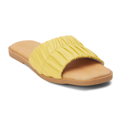 Viva slide sandal Yellow | Matisse Footwear