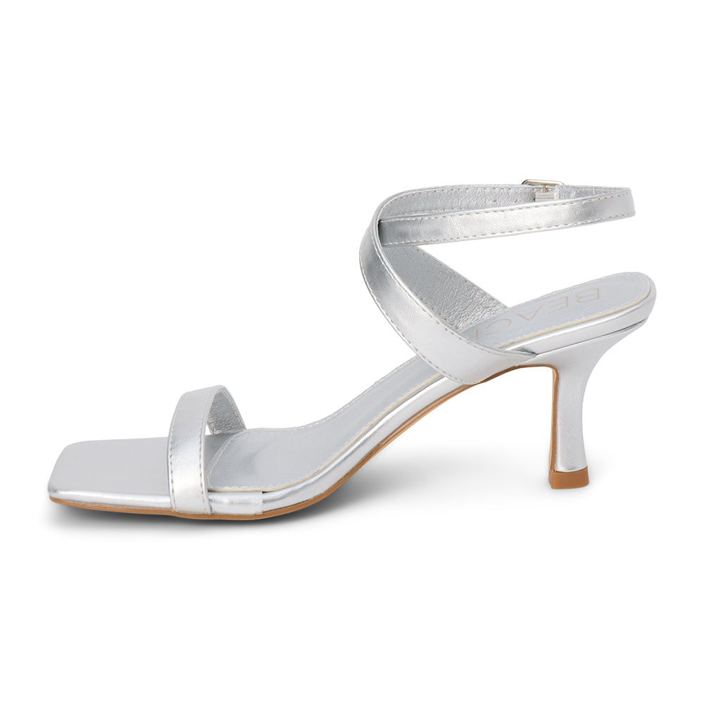 Breeze heeled sandal Silver | Matisse Footwear