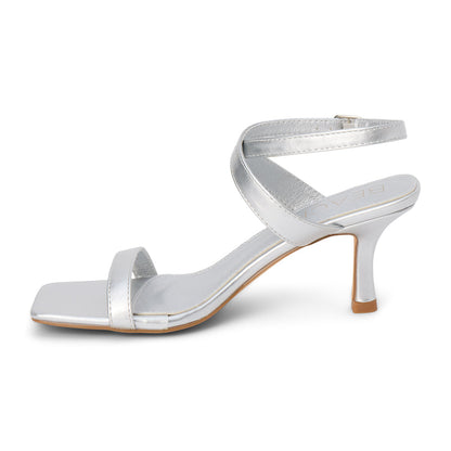 Breeze heeled sandal Silver | Matisse Footwear