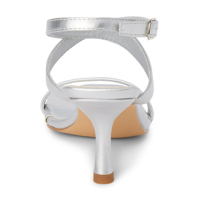 Breeze heeled sandal Silver | Matisse Footwear
