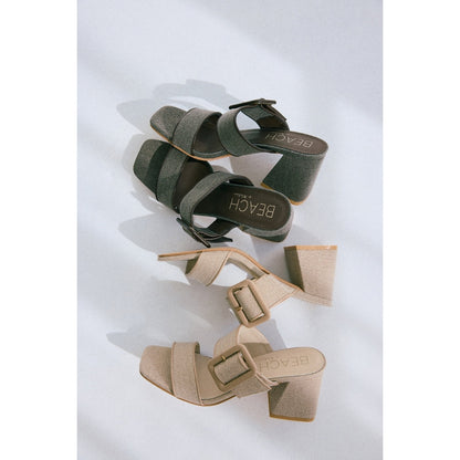 Lucy heeled sandal Chocolate | Matisse Footwear