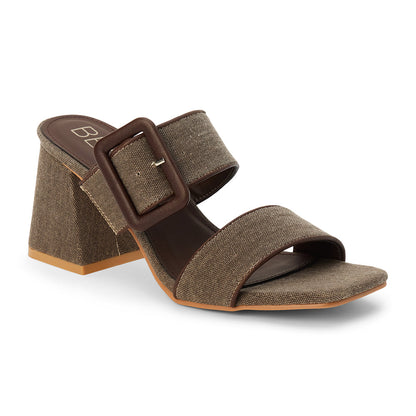 Lucy heeled sandal Chocolate | Matisse Footwear