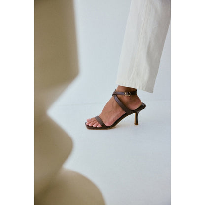 Breeze heeled sandal Chocolate | Matisse Footwear