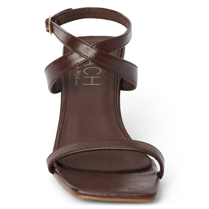 Breeze heeled sandal Chocolate | Matisse Footwear