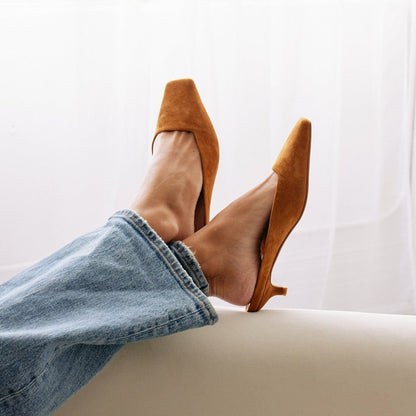 Classy heeled mule Tobacco | Matisse Footwear