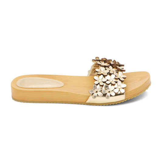 Chelsea slide sandal Gold | Matisse Footwear
