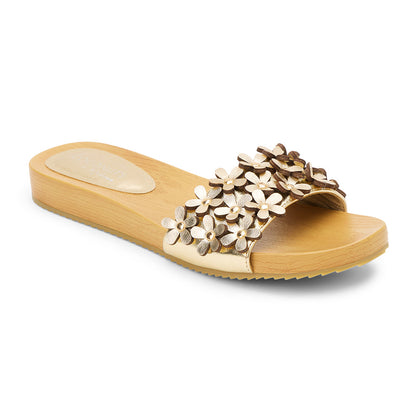 Chelsea slide sandal Gold | Matisse Footwear