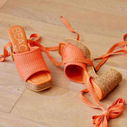 Magnolia platform heel Orange | Matisse Footwear