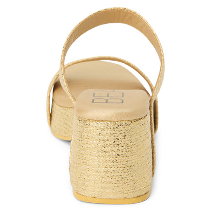 Sable heeled sandal Gold | Matisse Footwear